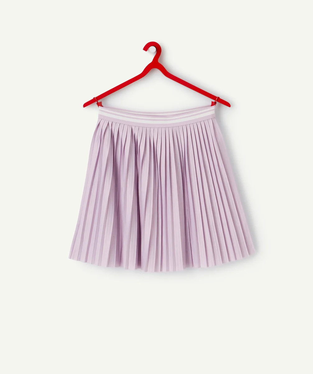 JUPE PARME COURTE PLISSÉE FILLE