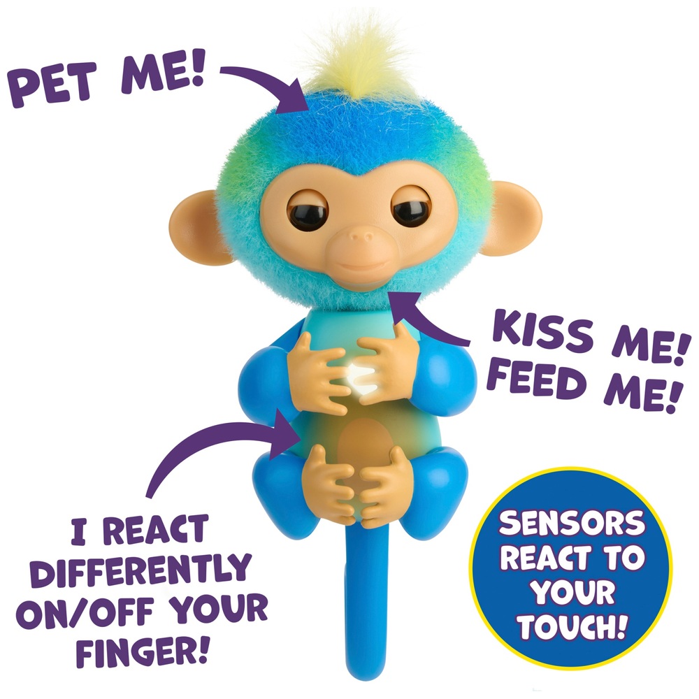 Fingerlings Monkey Blue - Leo