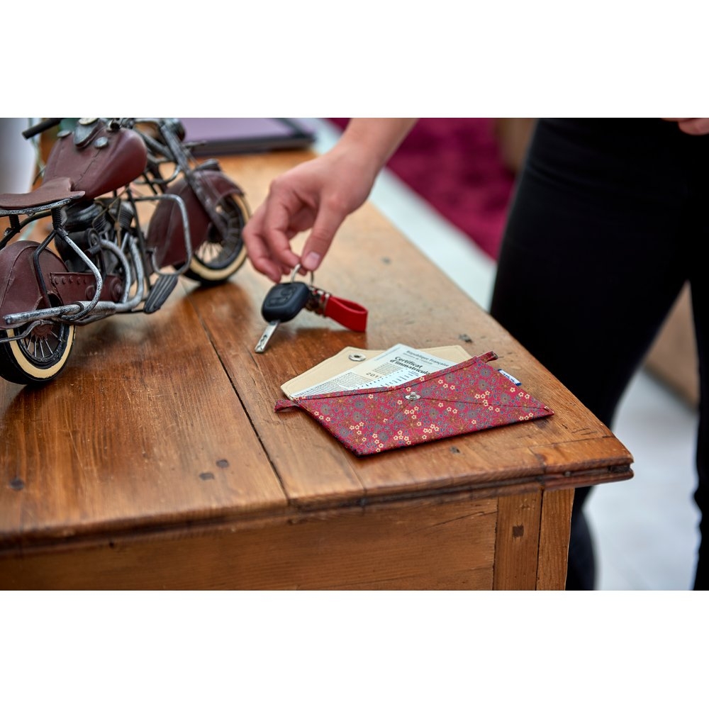 Petite Pochette Enveloppe Badiane Framboise