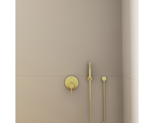 Ideal Standard Idealrain Atelier handdouche, rond, Ø 25 mm, geborsteld goud, BC774A2