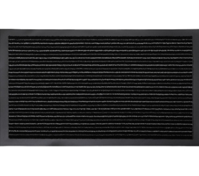 TAPIS LISON 80X120CM POLYPRO PVC NOIR
