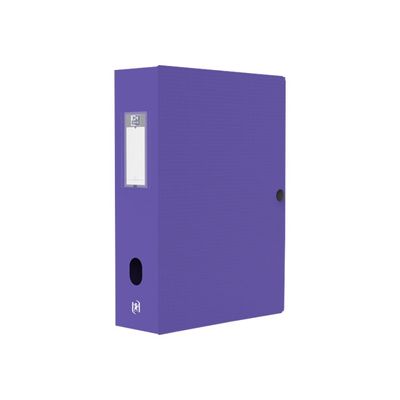 Oxford Memphis - Boîte de classement plastique - dos 80 mm - disponible dans différentes couleurs pastels