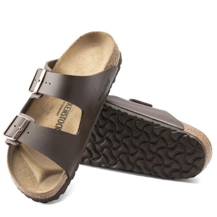 Birkenstock Unisex Sandal Arizona Regular Birko-Flor Brun