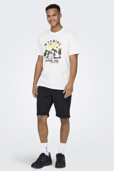 Only & Sons blauwe heren korte broek