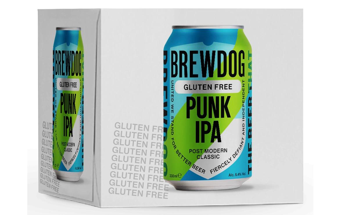 Bier Gluten Free Punk IPA 4 x 0.33 lGoldenes India Pale Ale aus Schottland