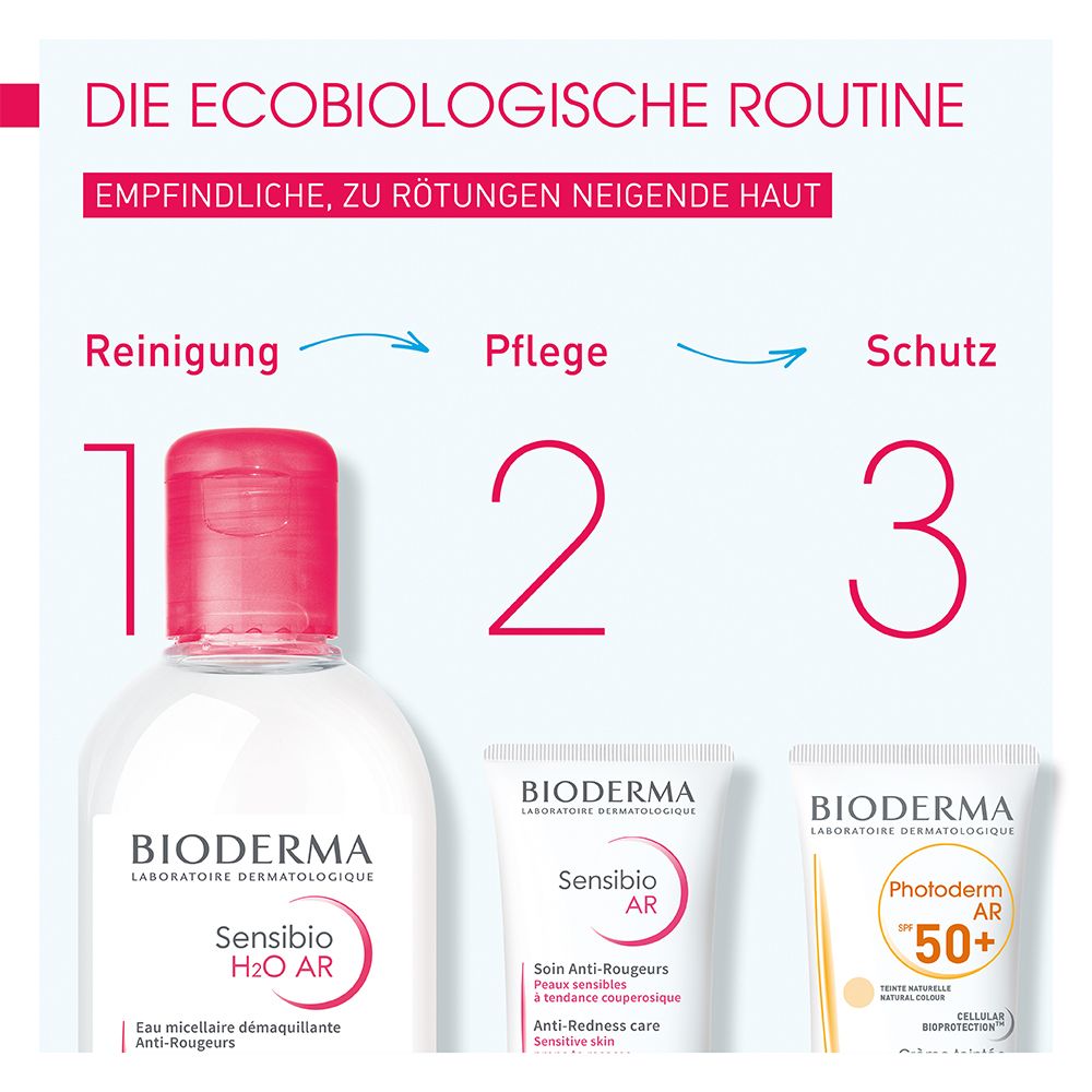 BIODERMA Sensibio AR - Beruhigende Anti-Rötungen Pflege - Jetzt 25% sparen mit Code 