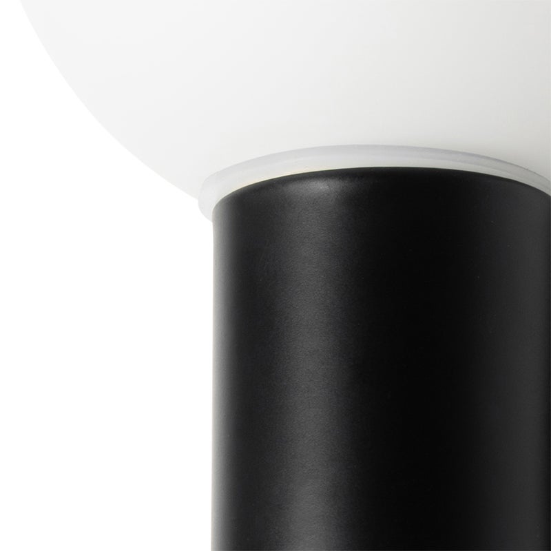 Moderne wandlamp, zwart, IP44 - Cederic Up