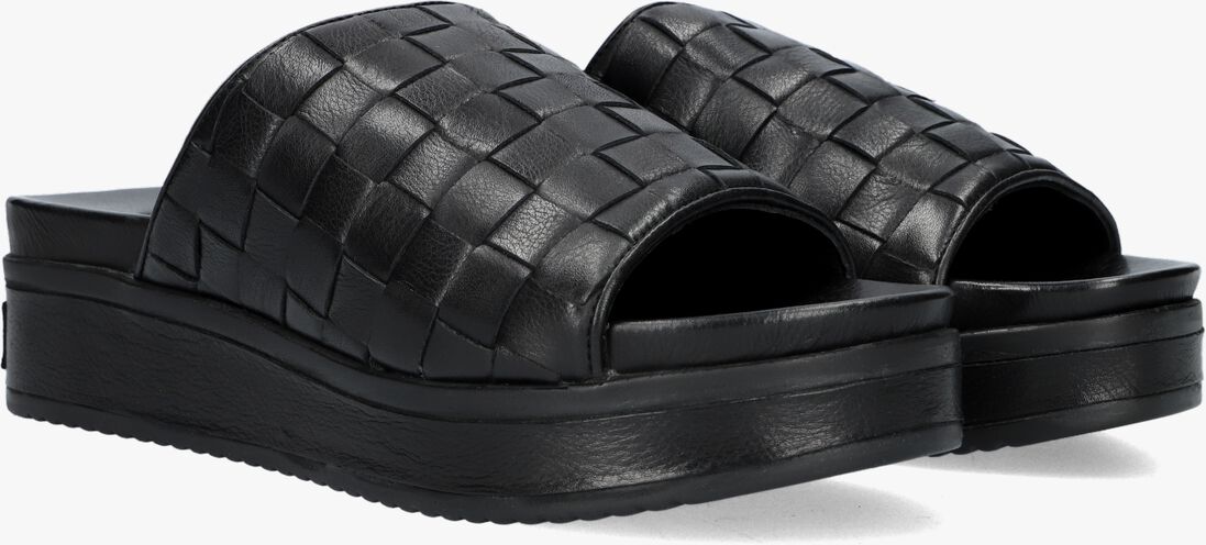 SHABBIES zwarte shabbies slippers 170020260