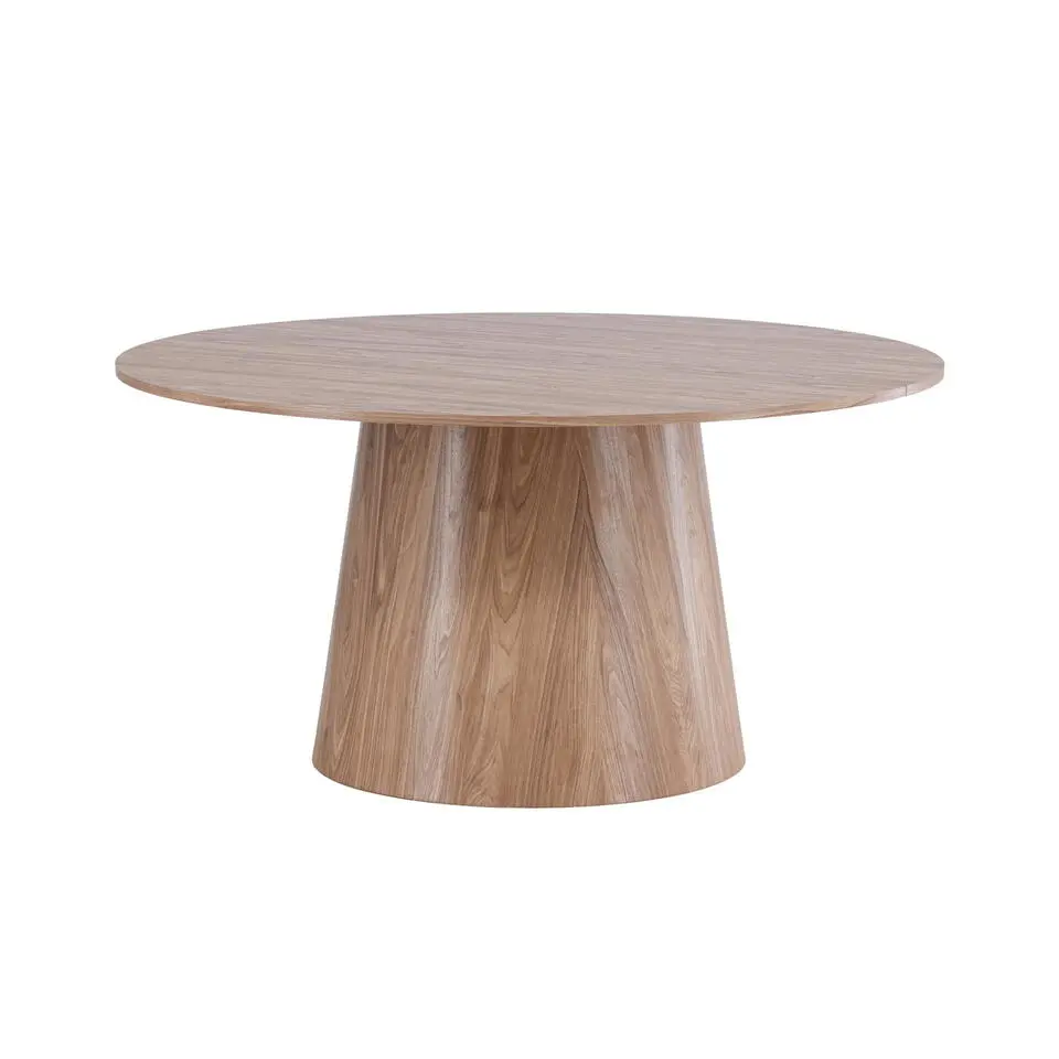 Eettafel Rond - Naturel MDF - 150x150x75cm - Lanzo