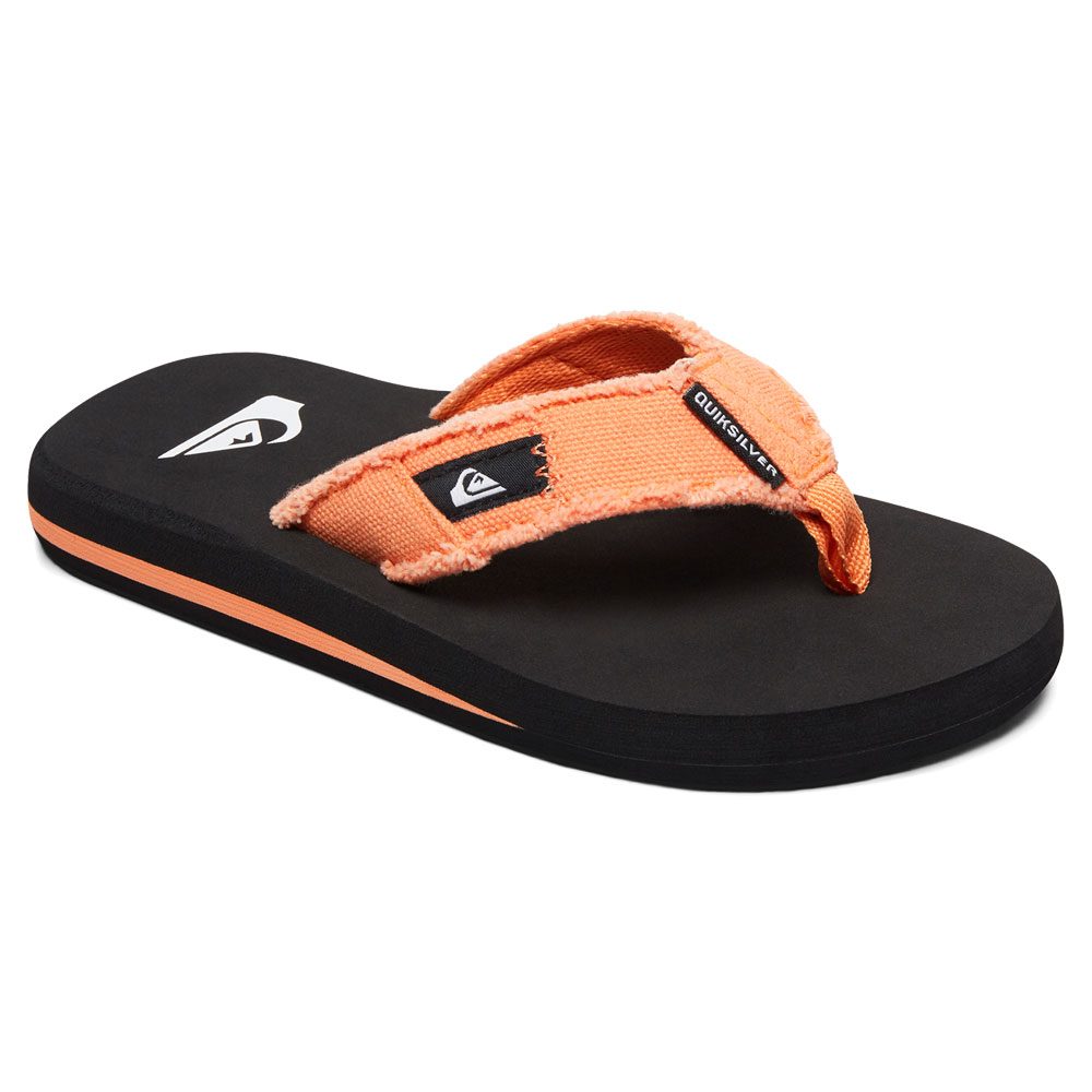 Quiksilver Monkey Abyss Flip Flops Jungen orange schwarz