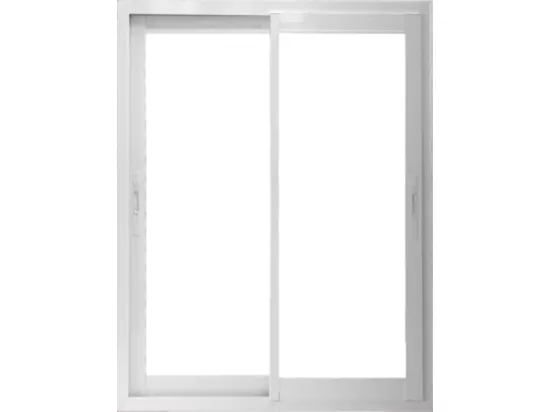 Fenetre Coulissante Alu Blanc 2 Vantaux H105 X L120 Gd Menuiseries