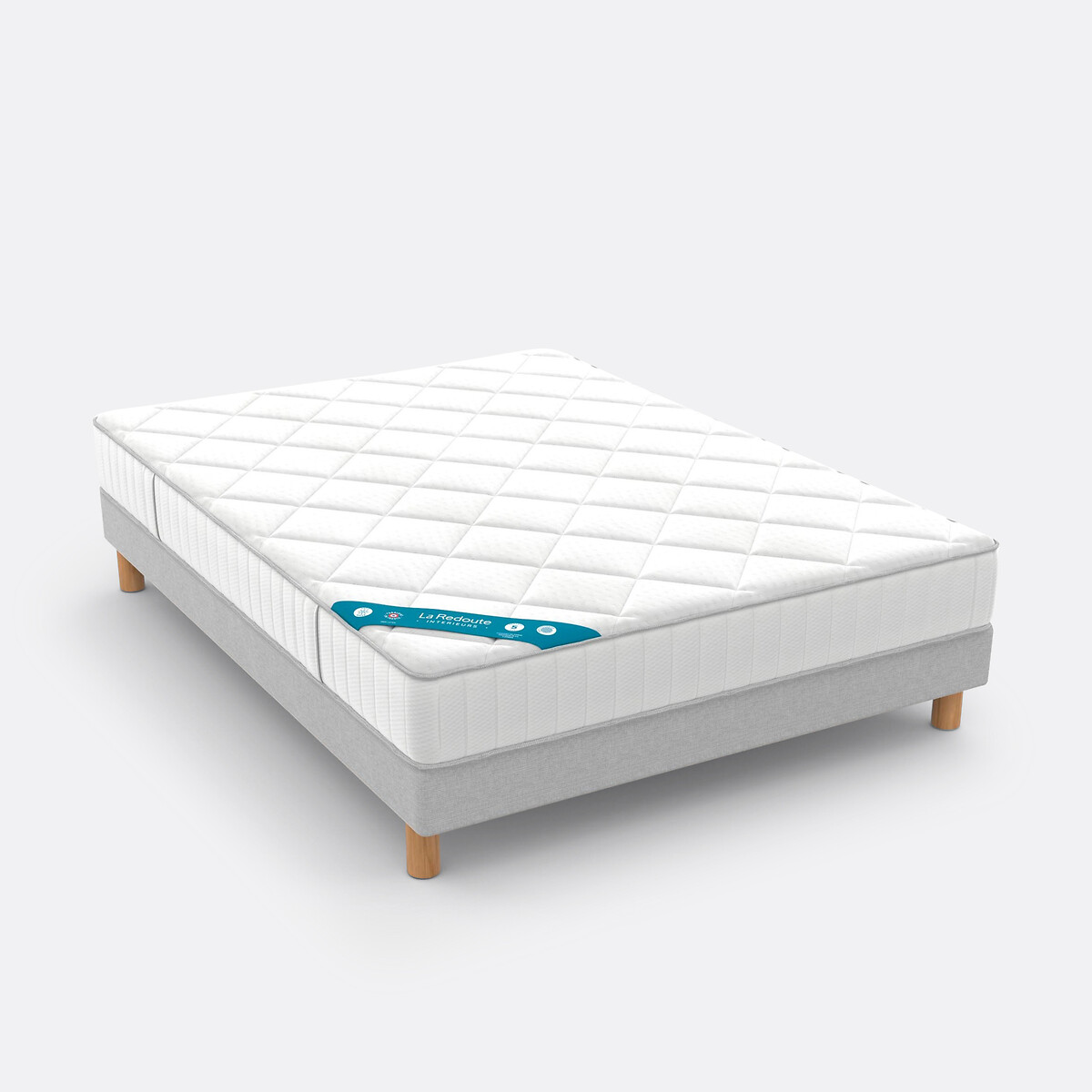 LA REDOUTE INTERIEURS<br>Colchão de látex, semi-firme, 15 cm, 3 zonas