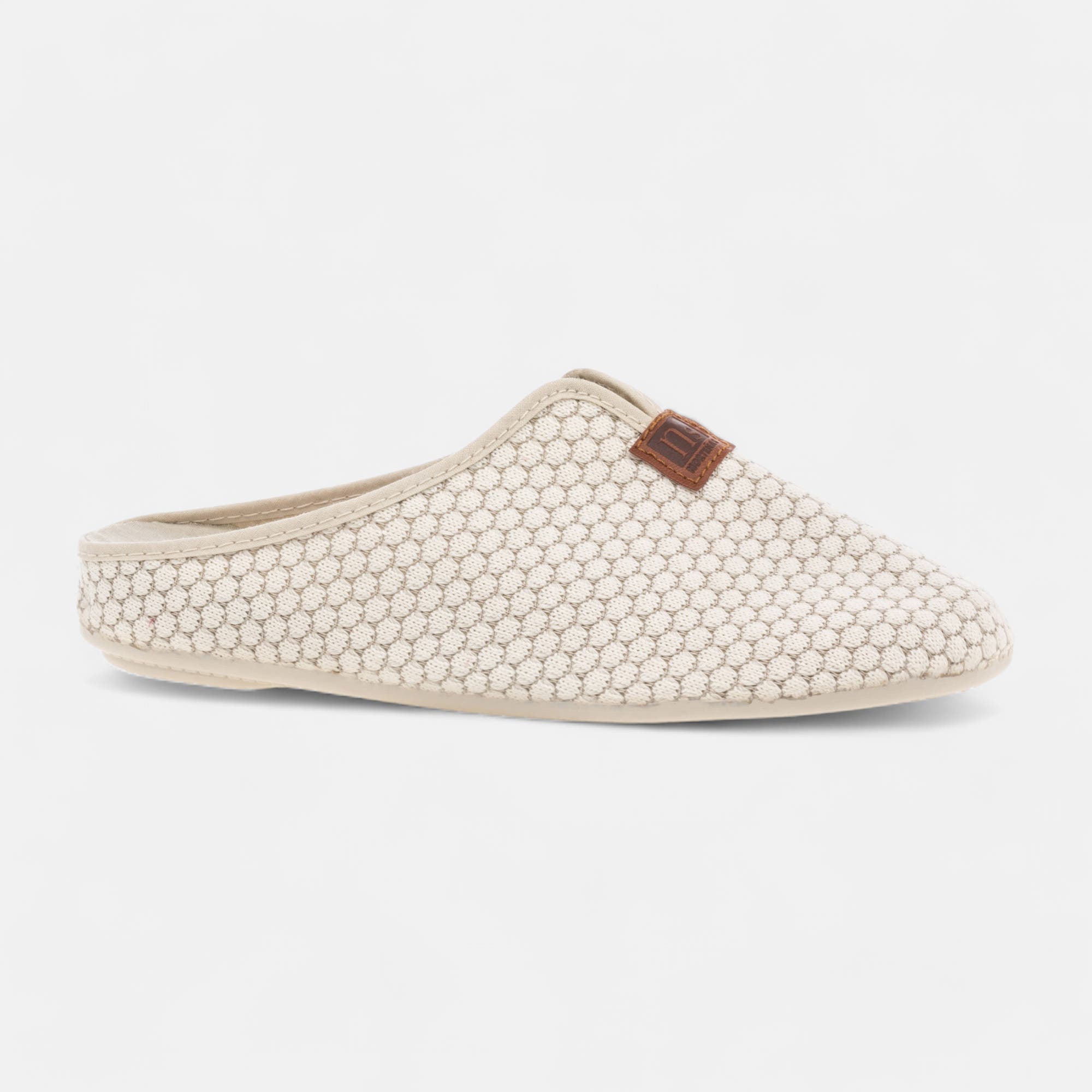 Pantoufles mules Femme ecru