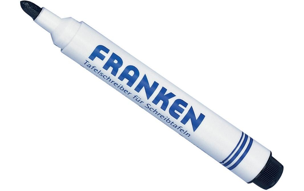 Whiteboard-Marker 2-6 mm, SchwarzTafelschreiber mit Pigmenttinte