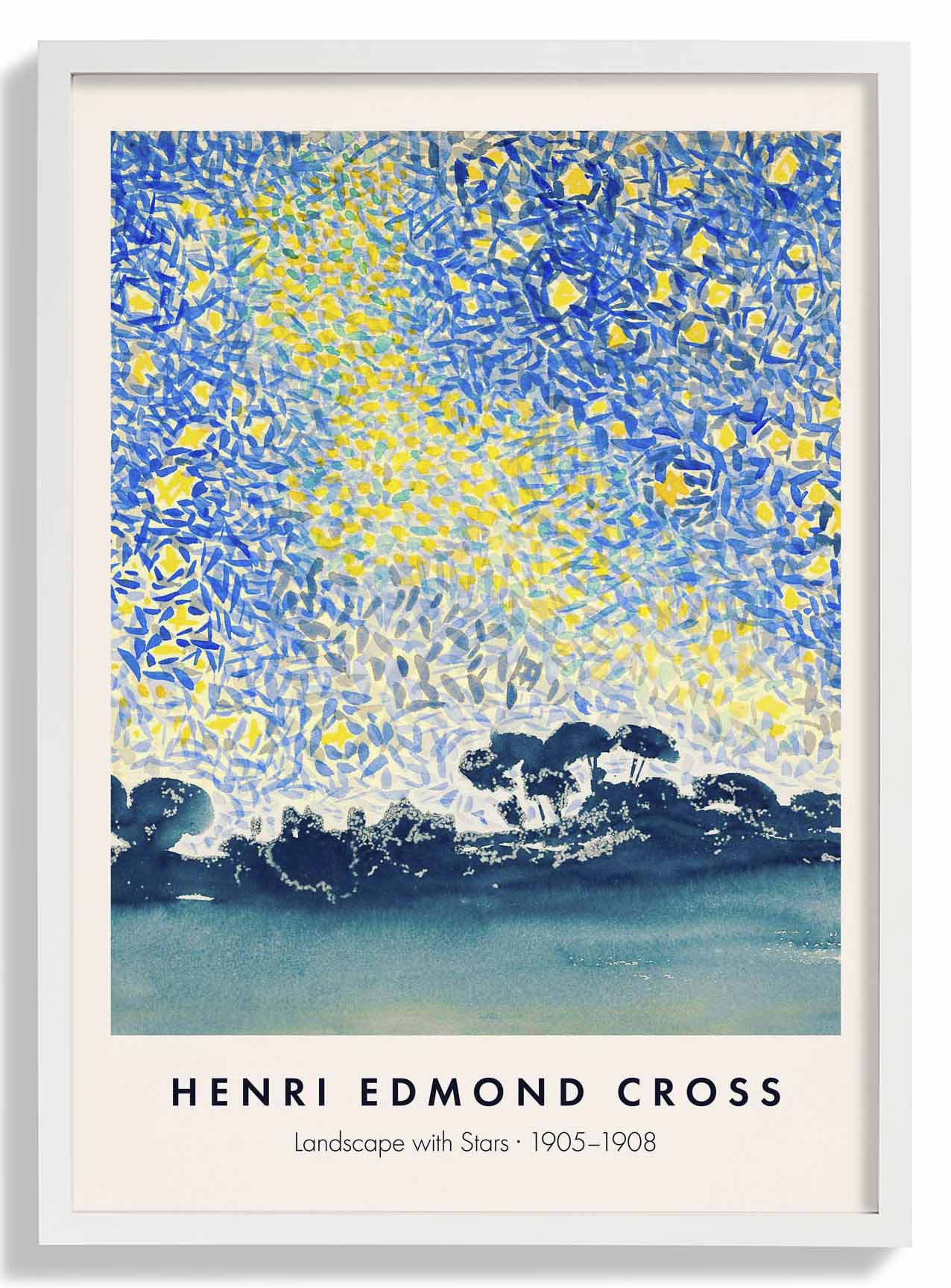 Landschaft mit Sternen von Henri Edmond Cross