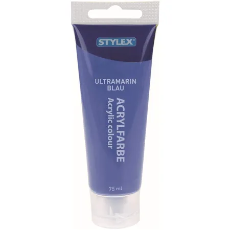 Stylex Acrylfarbe ultramarinblau, 75 ml