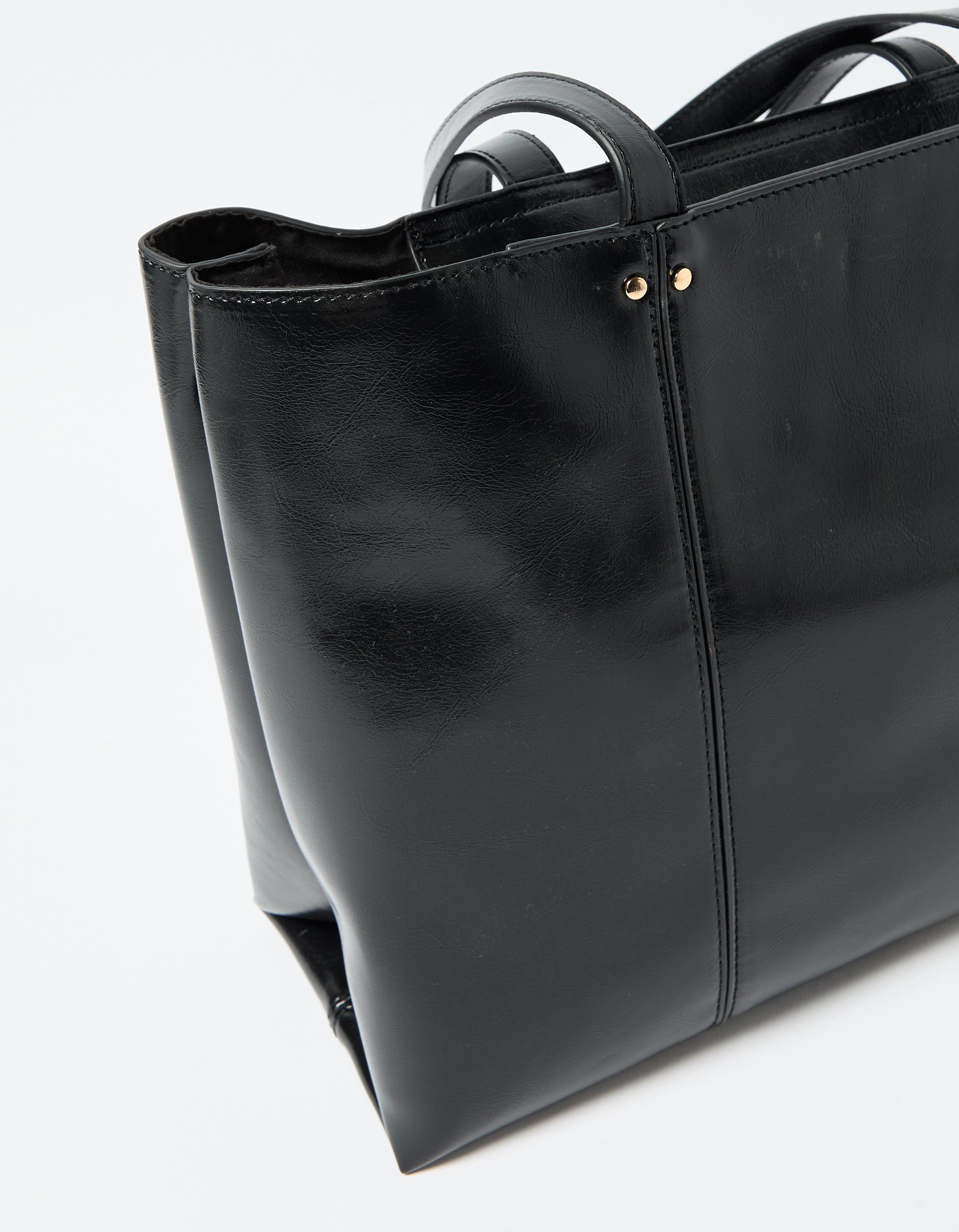 Mala Shopper Básica, Mulher, Preto