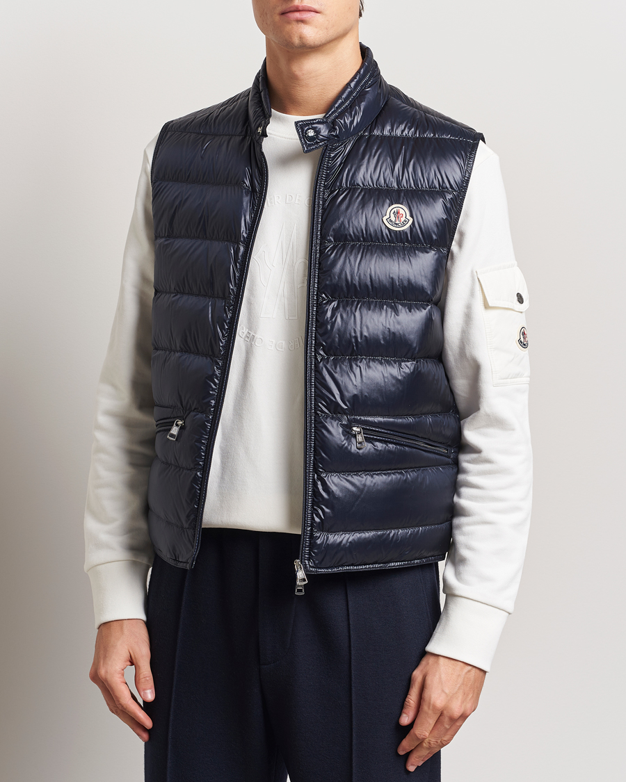 Moncler Gui Vest Navy