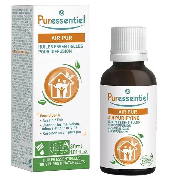 Purificador de ar com mistura de óleos essenciais para difusão Puressentiel 30ml