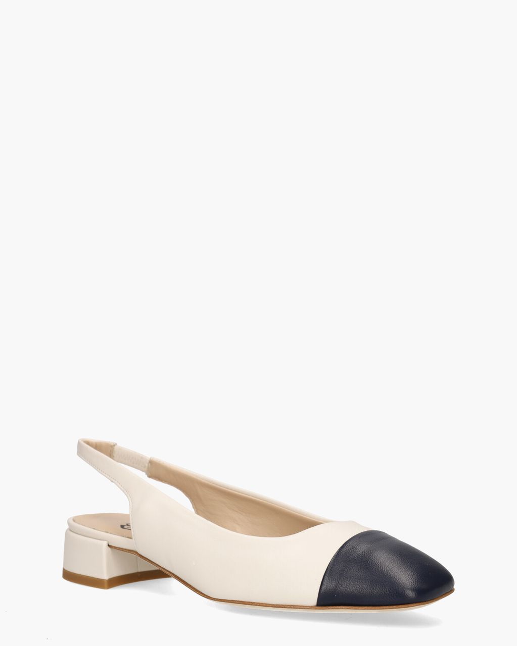Odare Girona Off-White/Donkerblauw Dames Slingbackloafers