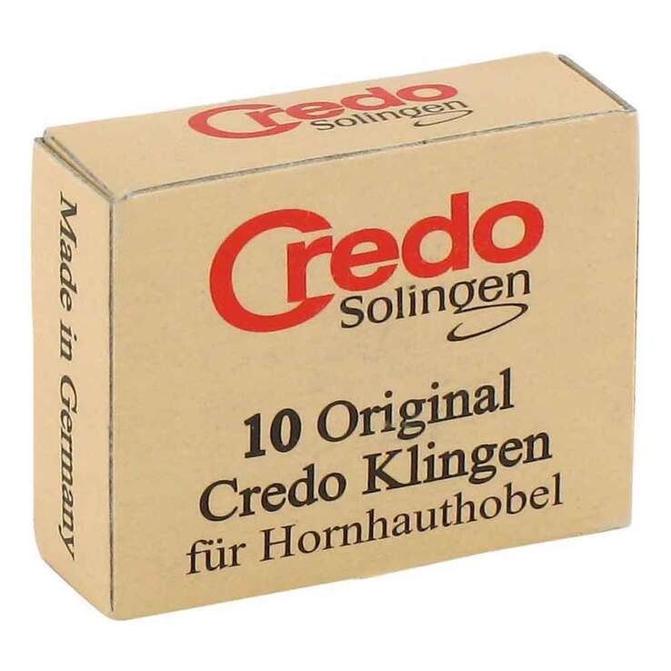 Credo Ersatzklingen zum Credo Hornhauthobel 4744, 10 St