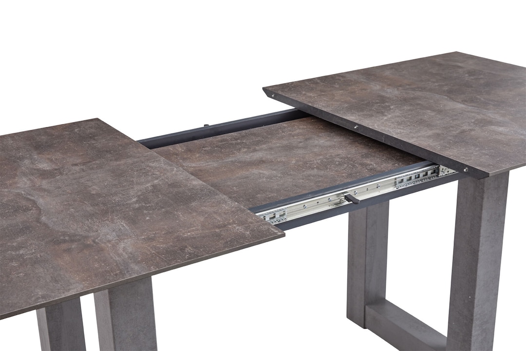 self Esstisch KASIMIR U 160-210 x 90 cm NB graphit