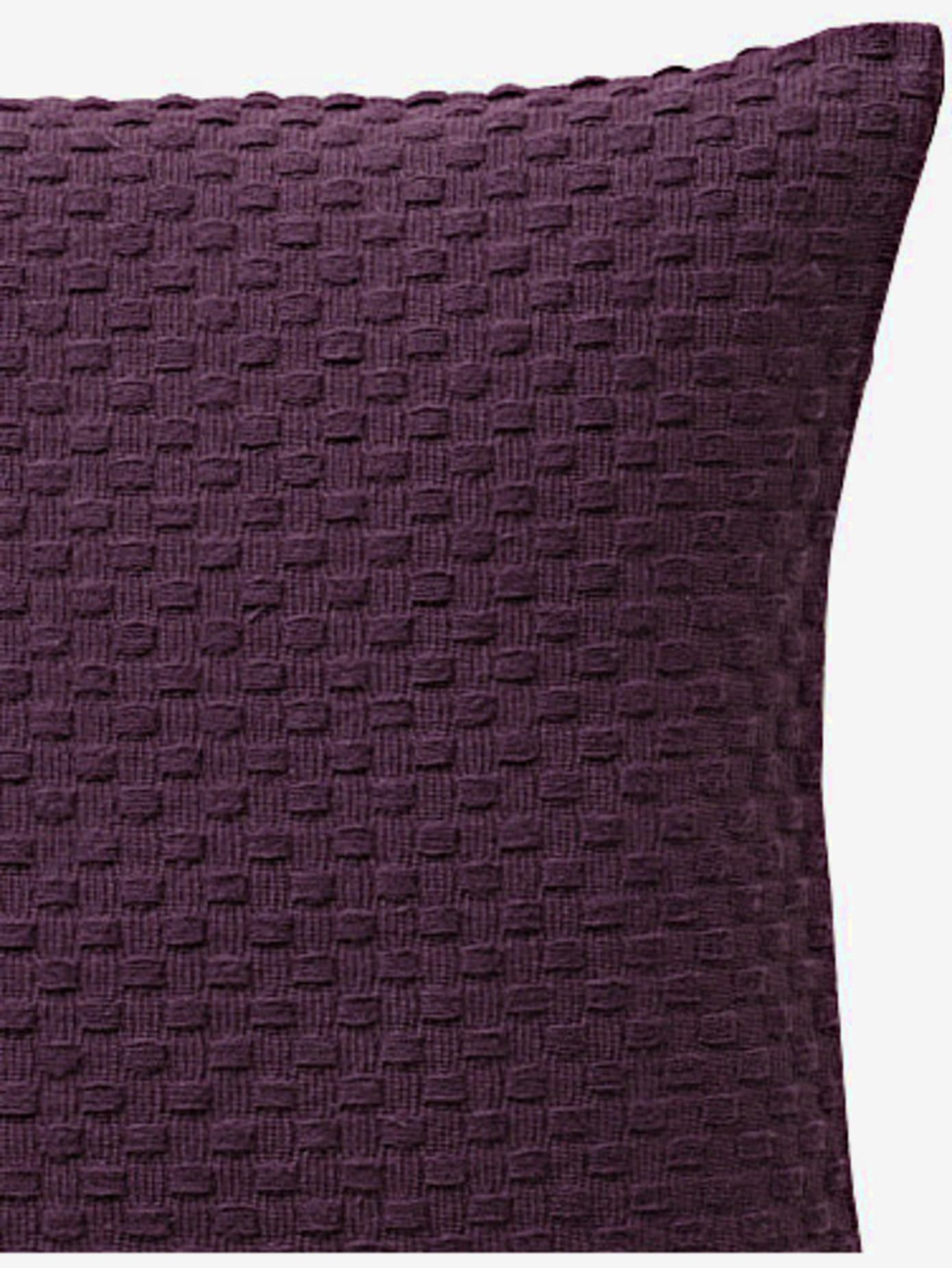 Housse de coussin tissé en relief