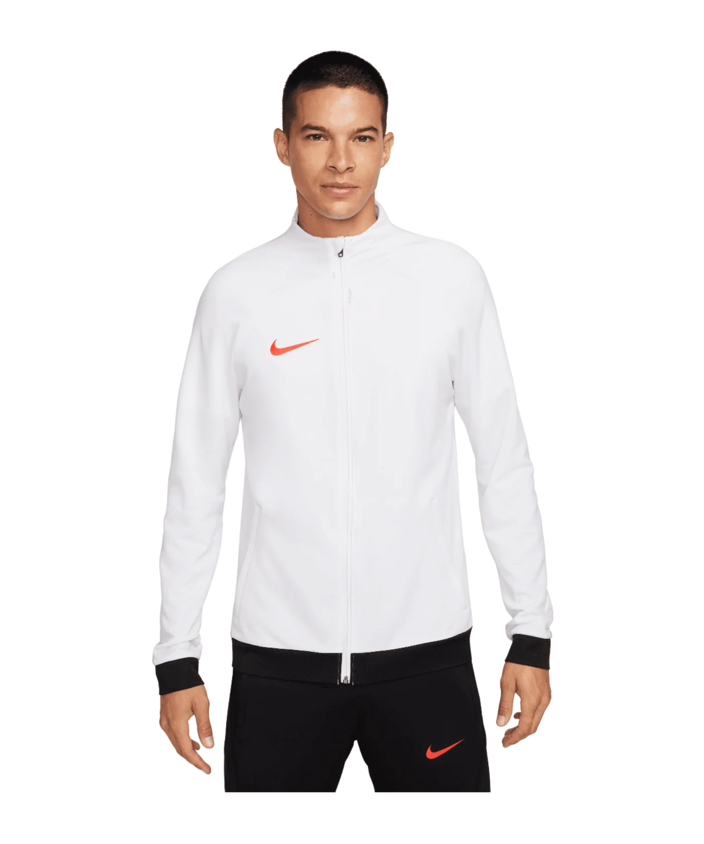 Nike Academy Trainingsjacke Weiss Schwarz Rot F100