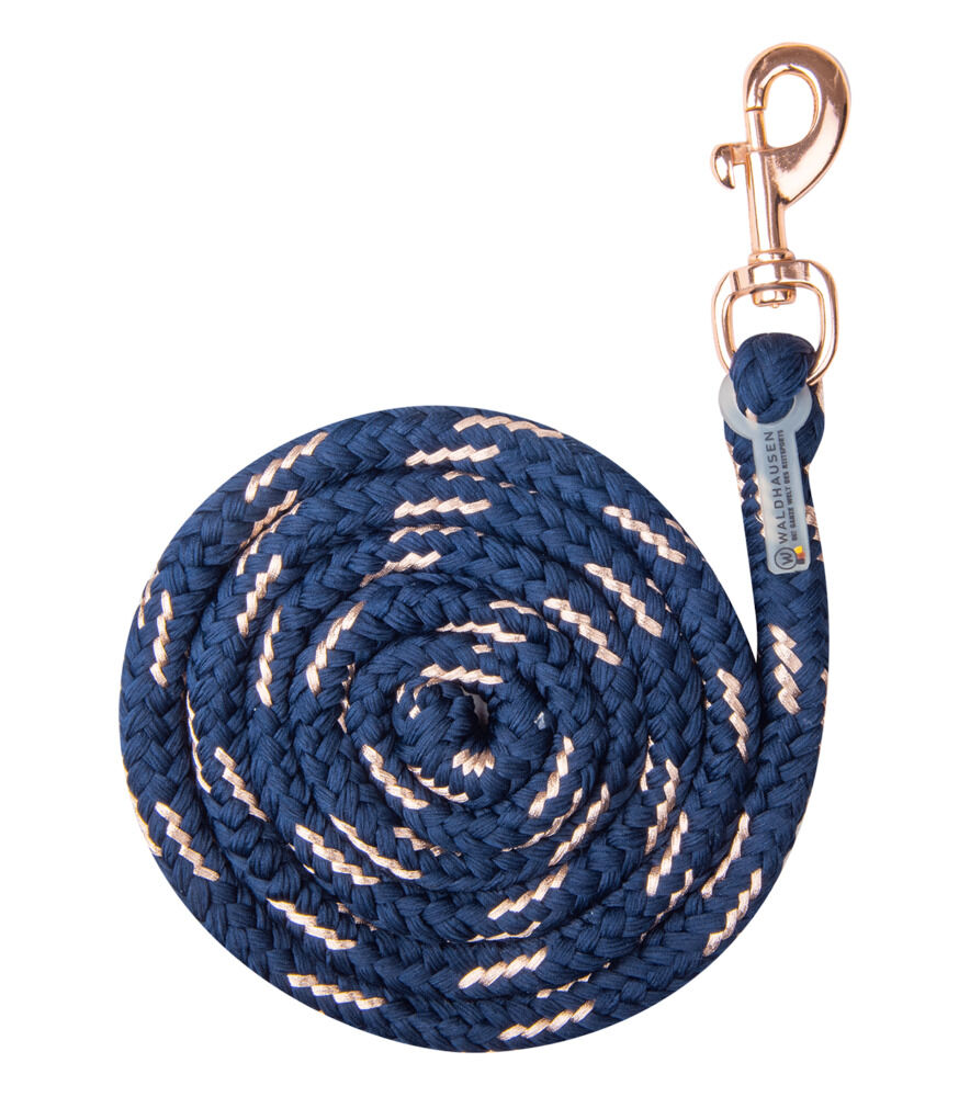Waldhausen Lurex - Halstertouw - Blauw/Rose - 200 cm