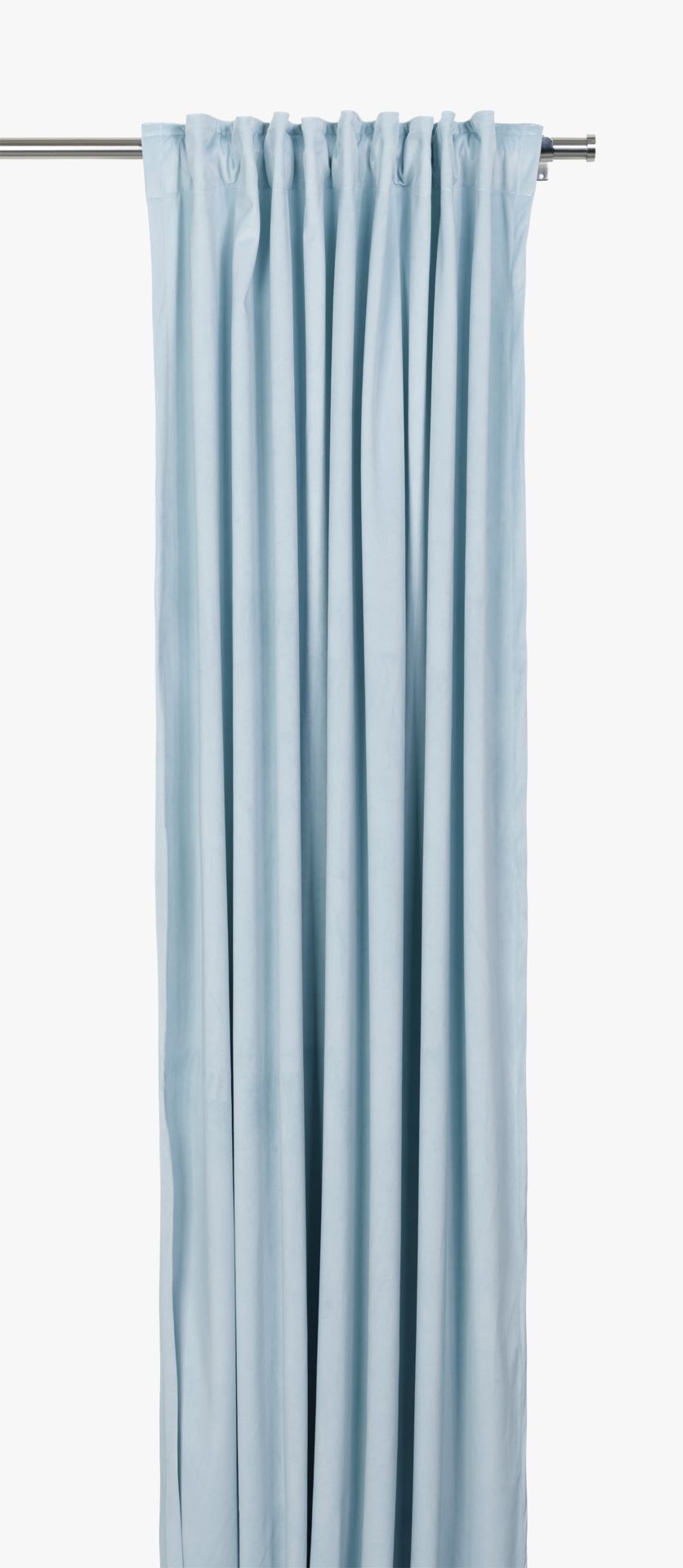 Lysdempende gardin lys blå - 140x160 cm
