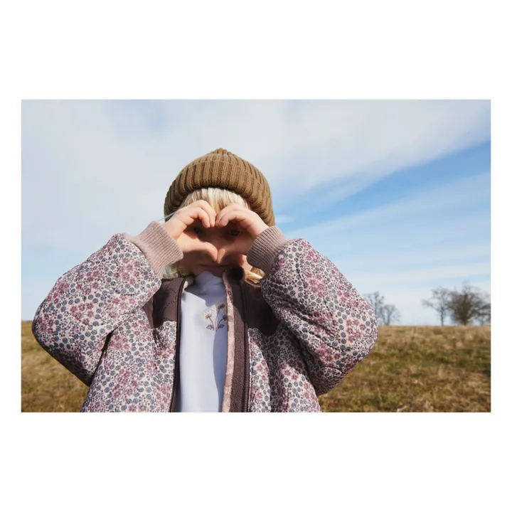 Wheat Veste Matelassée Matières Recyclées Hadis | Aubergine