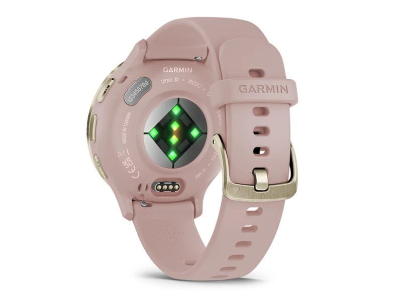 GARMIN Sportuhr Venu 3S Dust Rose / Softgold Smartwatch