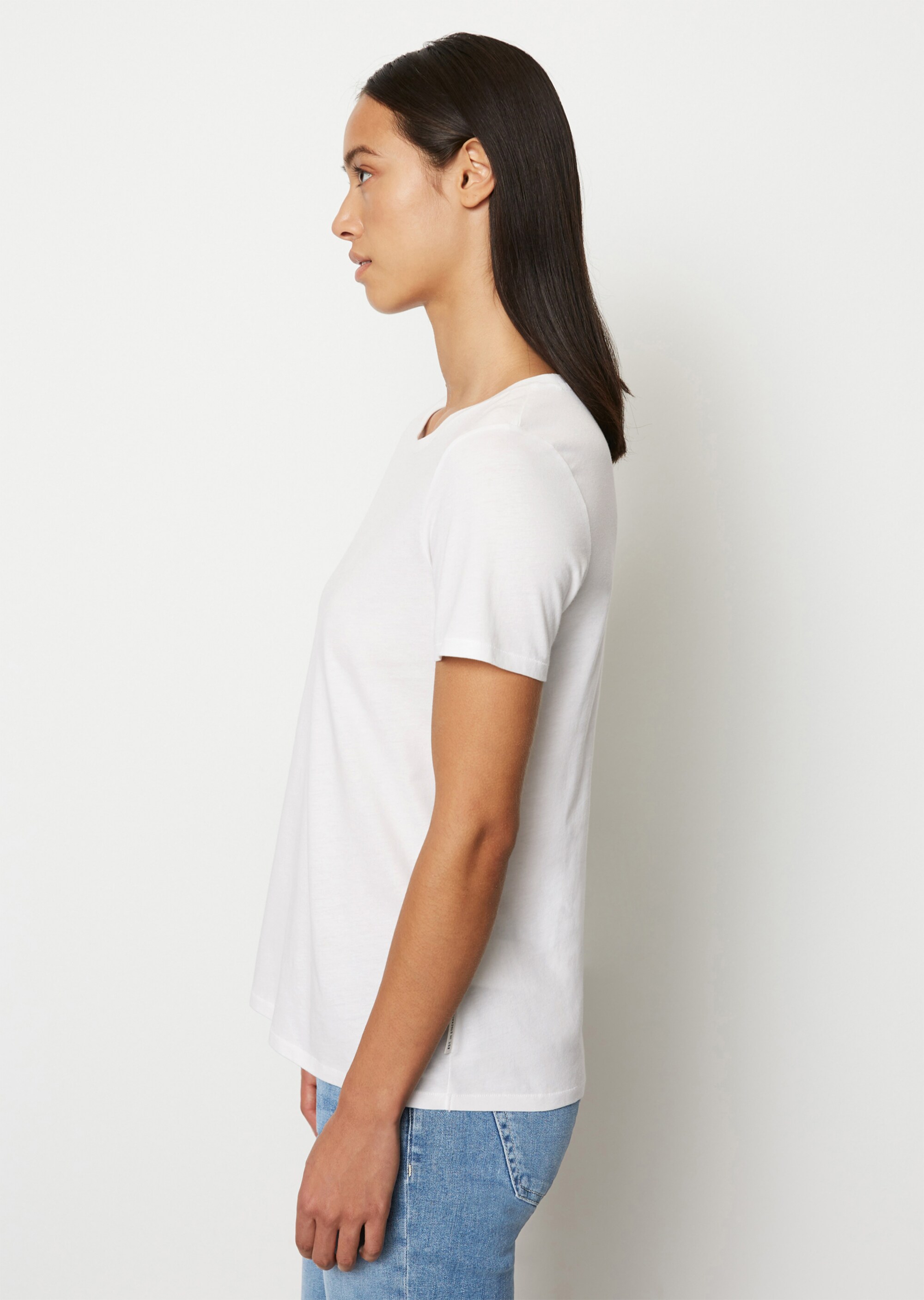 Rundhals-T-Shirt regular aus Organic Cotton