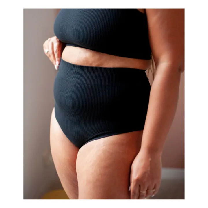 Mama Hangs Culotte taille haute Everyday | Noir