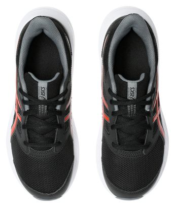 Chaussures Running Asics Jolt 4 GS Noir/Rouge Enfant