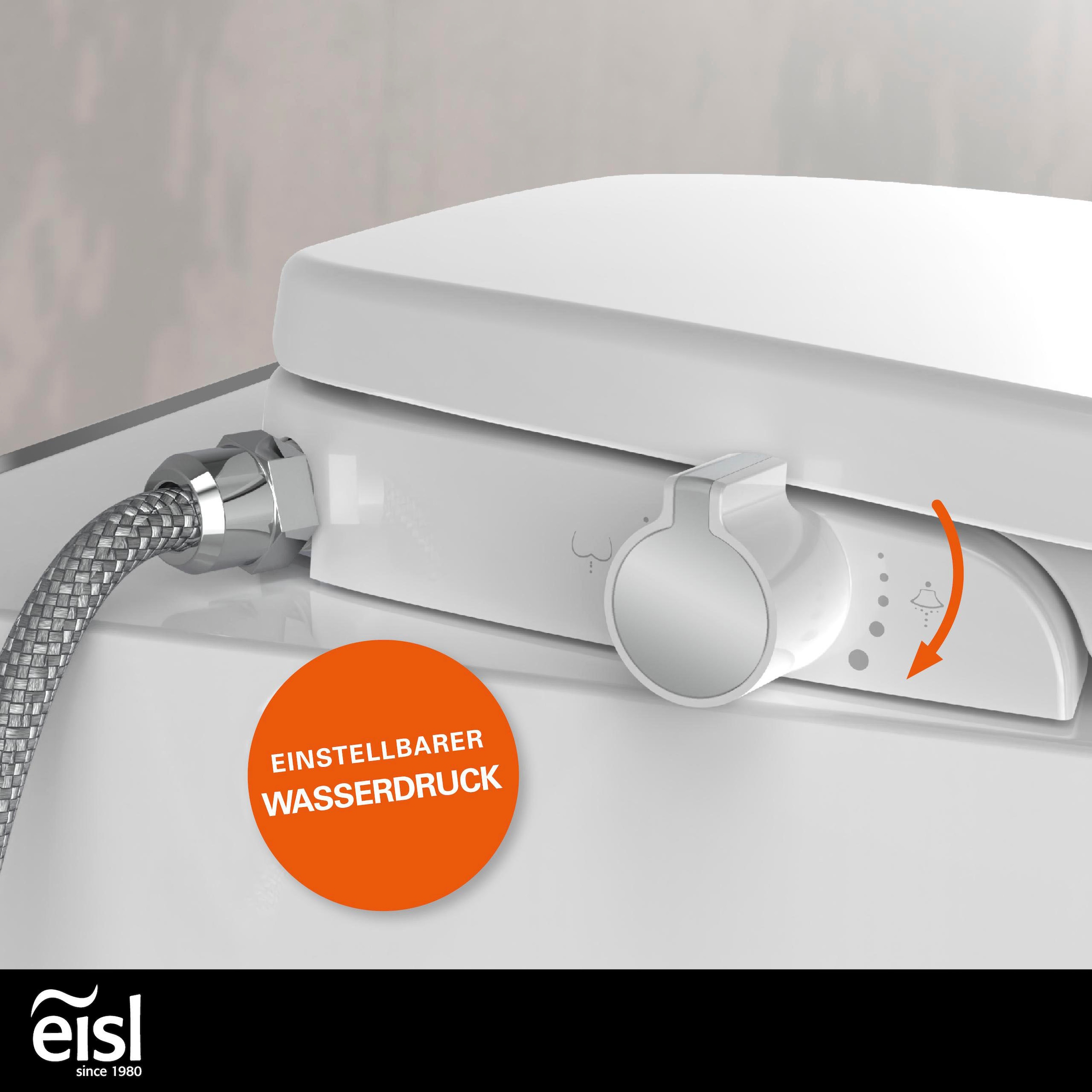 Eisl Dusch-WC-Sitz »Bidet Einsatz« Absenkautomatik, Schnellverschluss