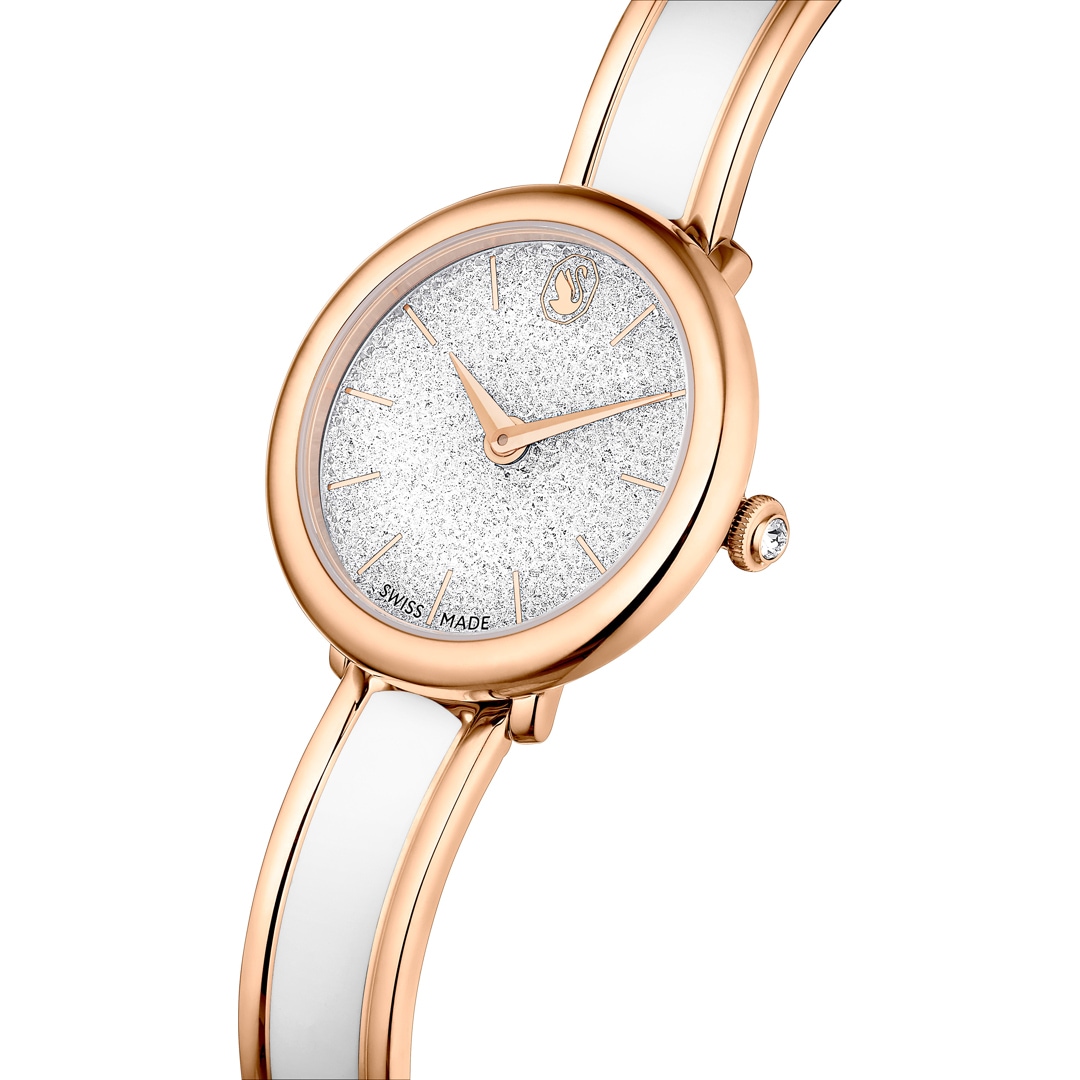 Swarovski Crystalline Bangle Rosé / Weiss