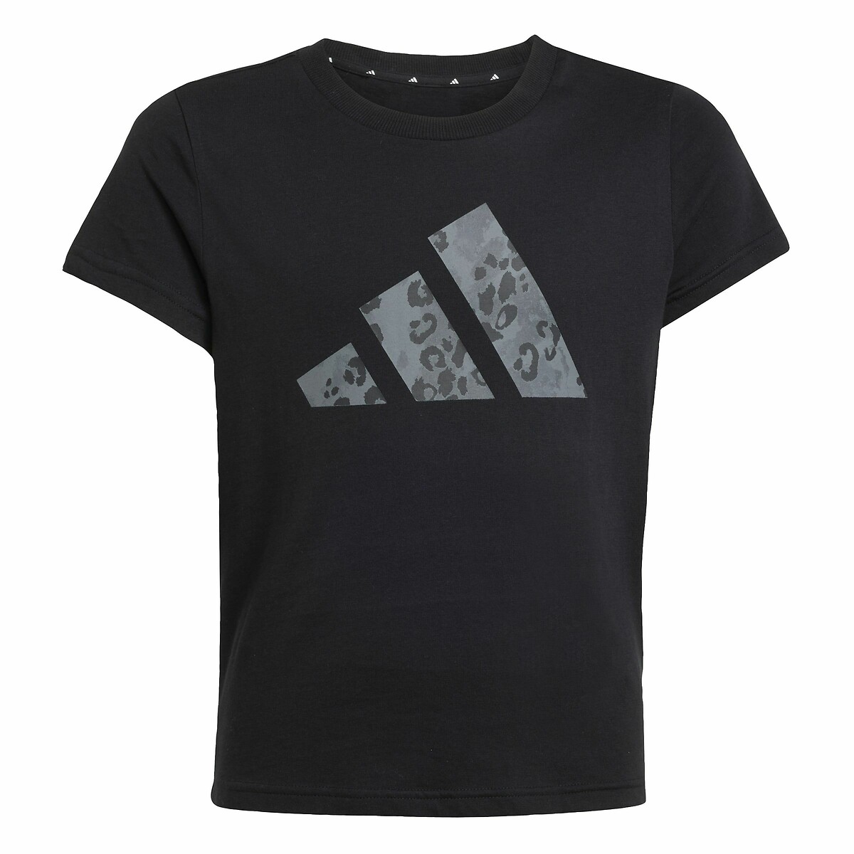 ADIDAS ROUPAS ESPORTIVAS<br>Camiseta de manga curta com estampa de leopardo