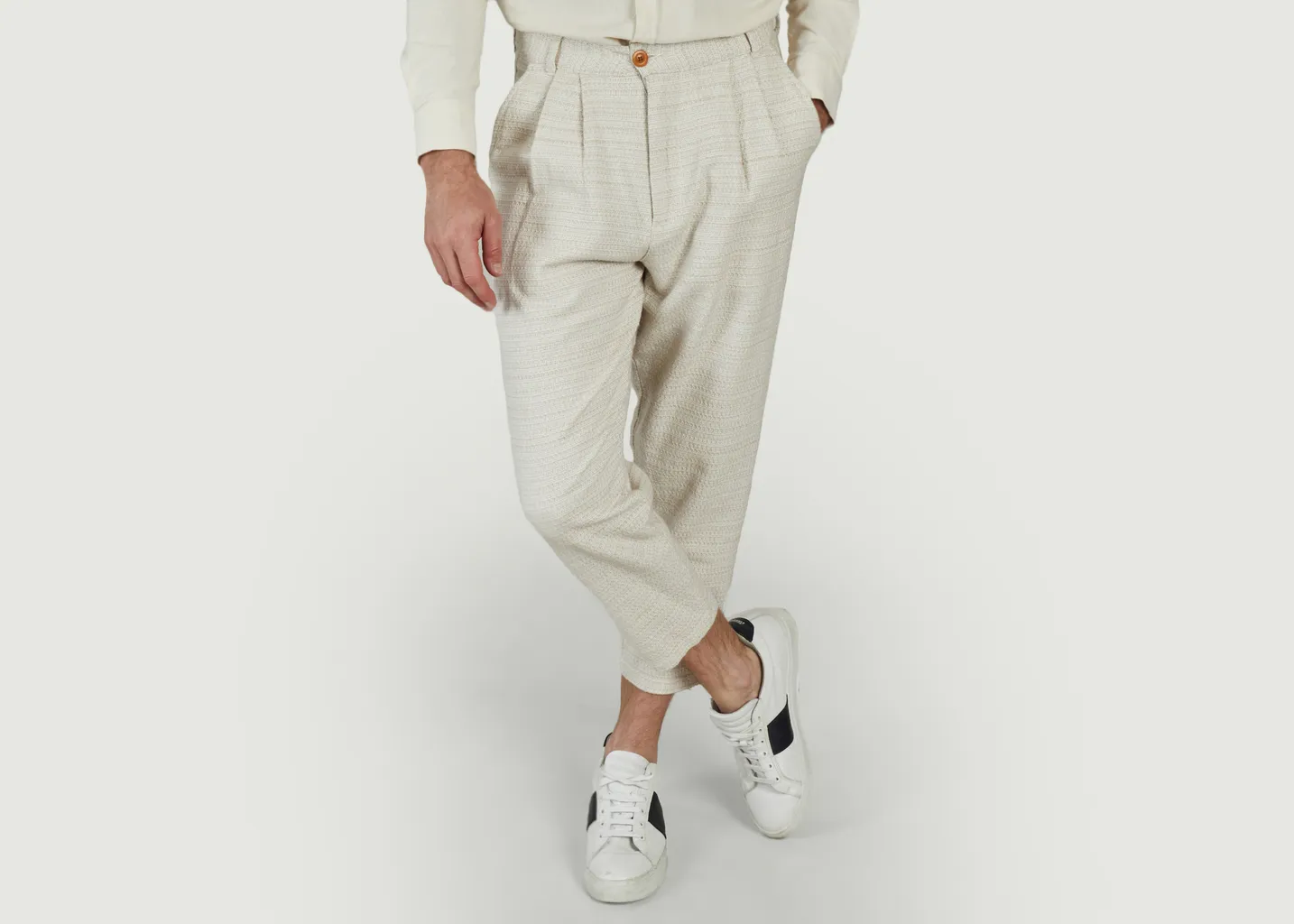 Pantalon en coton Swing Bajhan Olow