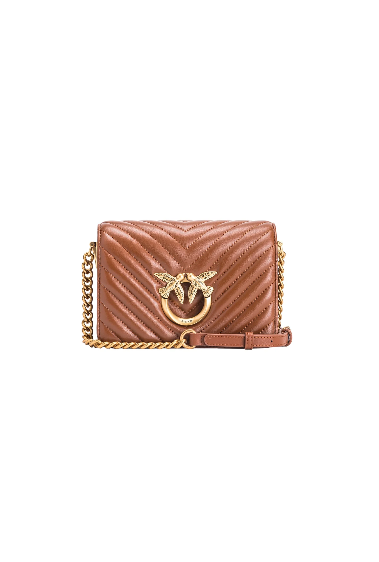 MINI CLICK - Mini love bag click | Marron