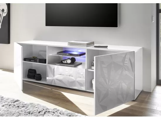 Meuble TV MOSCA blanc