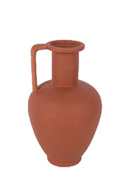 VASE CERAMIQUE TERRACOTTA D.16.5X16.5X28CM