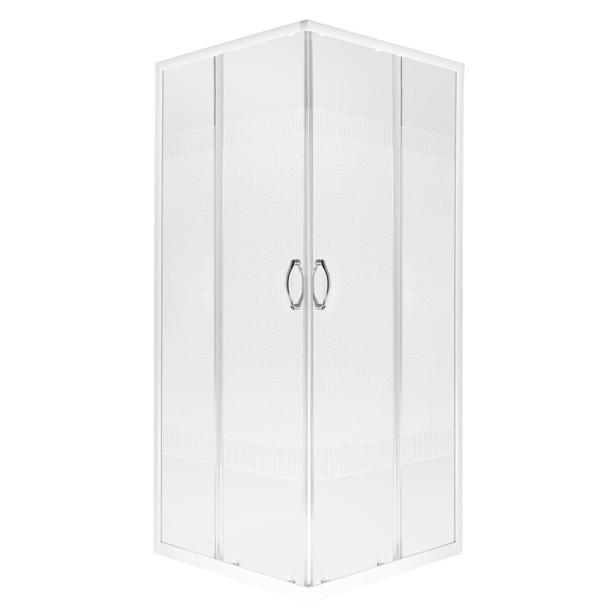 Kerra Xenia douchecabine met schuifdeur 80x80cm wit mat