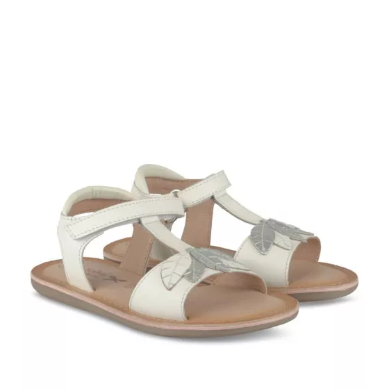 Sandales BLANC NINI & GIRLS CUIR