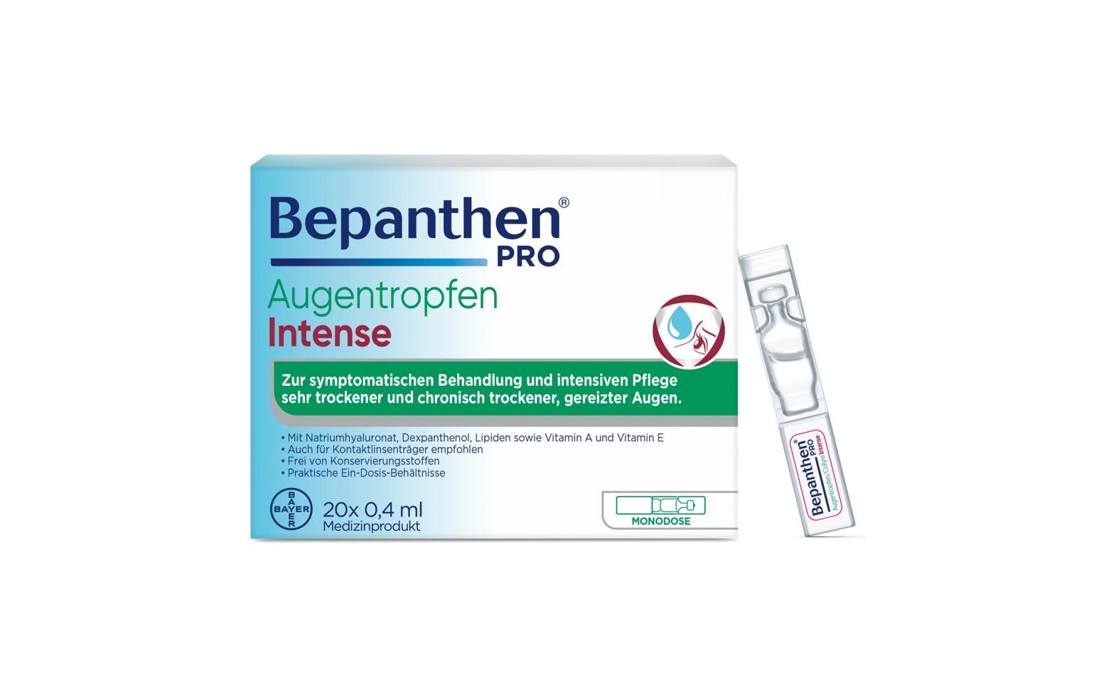 Augentropfen Intense 20 x 10.4 ml MonodosenAugentropfen