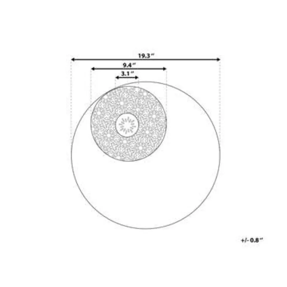 RUBIDIUM - Wanddecoratie - Wit - Metaal