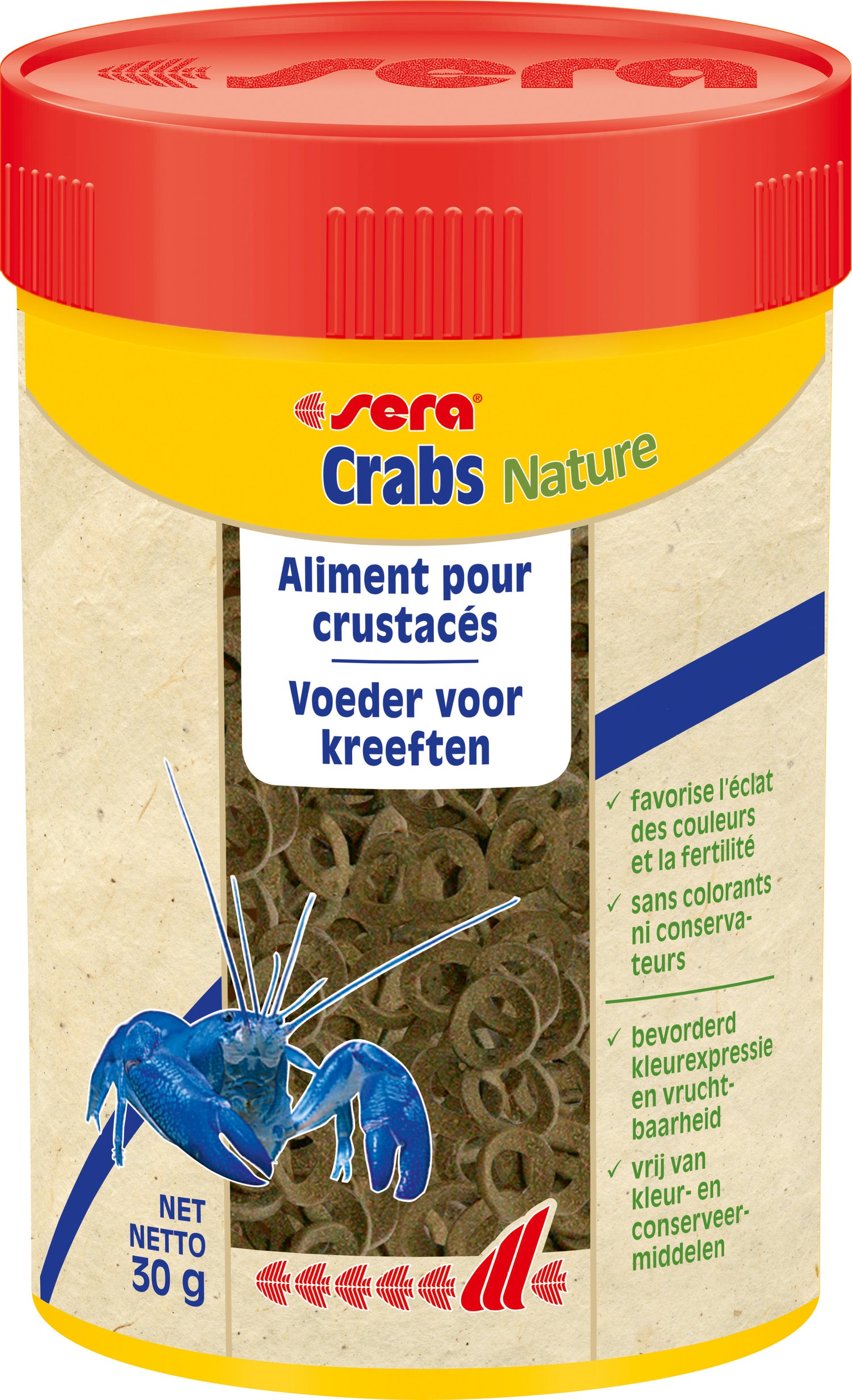 Sera kreeftenvoer Crabs Nature 100 ml