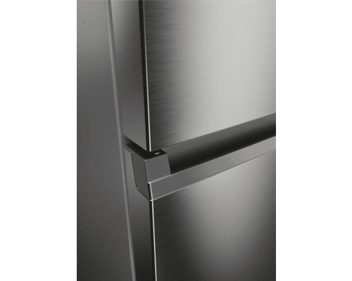 HAIER HDW1618CNPK koel-vriescombinatie, afmetingen (B x H x D): 59,5 x 185 x 65,8 cm, koelgedeelte: 222 l, vriesgedeelte: 119 l, zwart