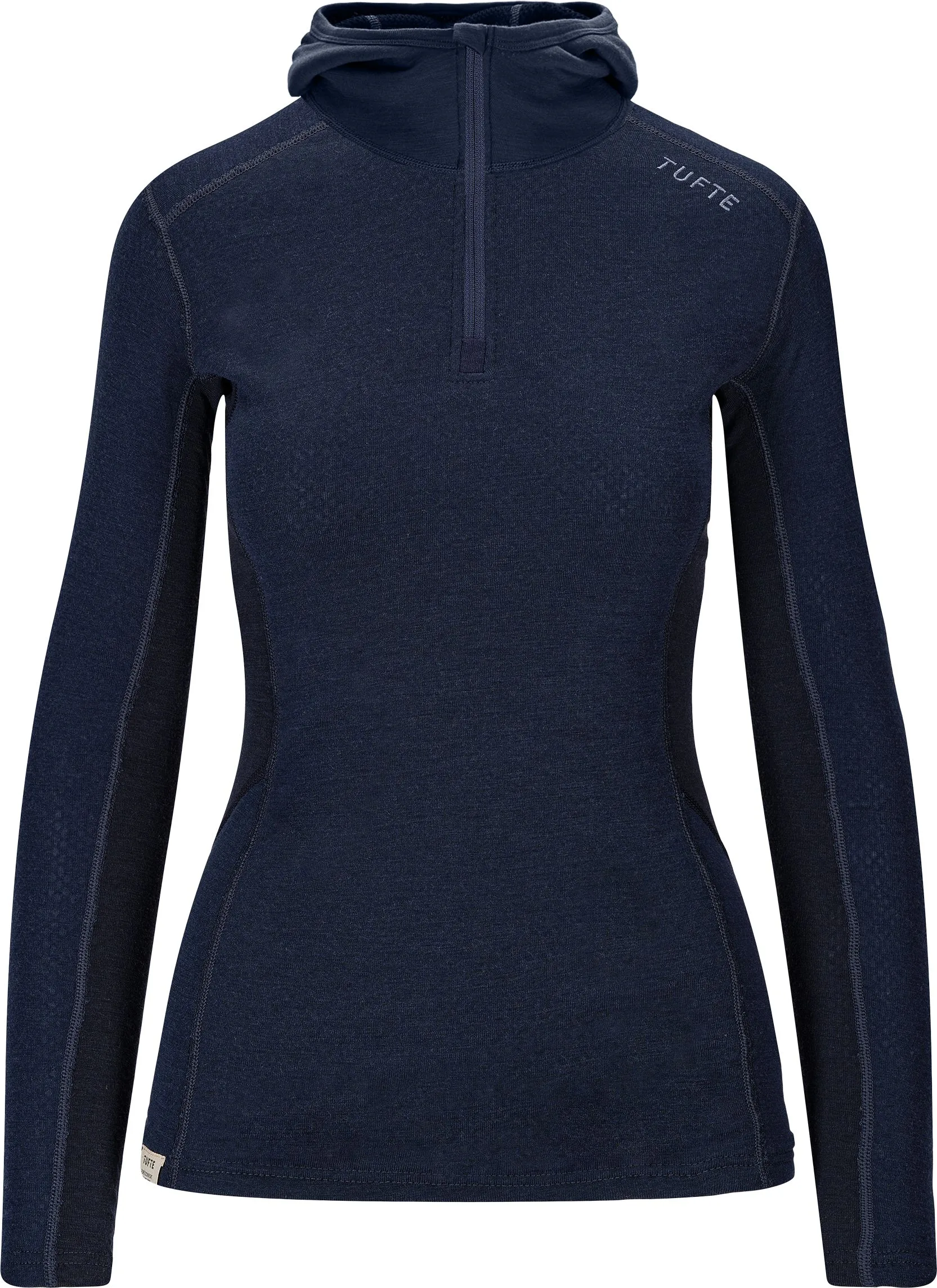 Tufte Wear Tufte W Polar Hooded Half Zip Dress Blues