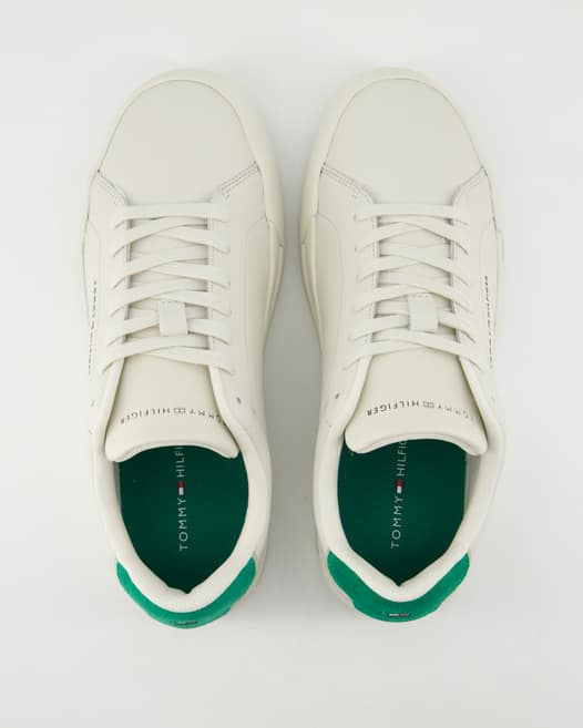 Tommy Hilfiger TH COURT LTH DETAIL ESS Sneaker in Weiß